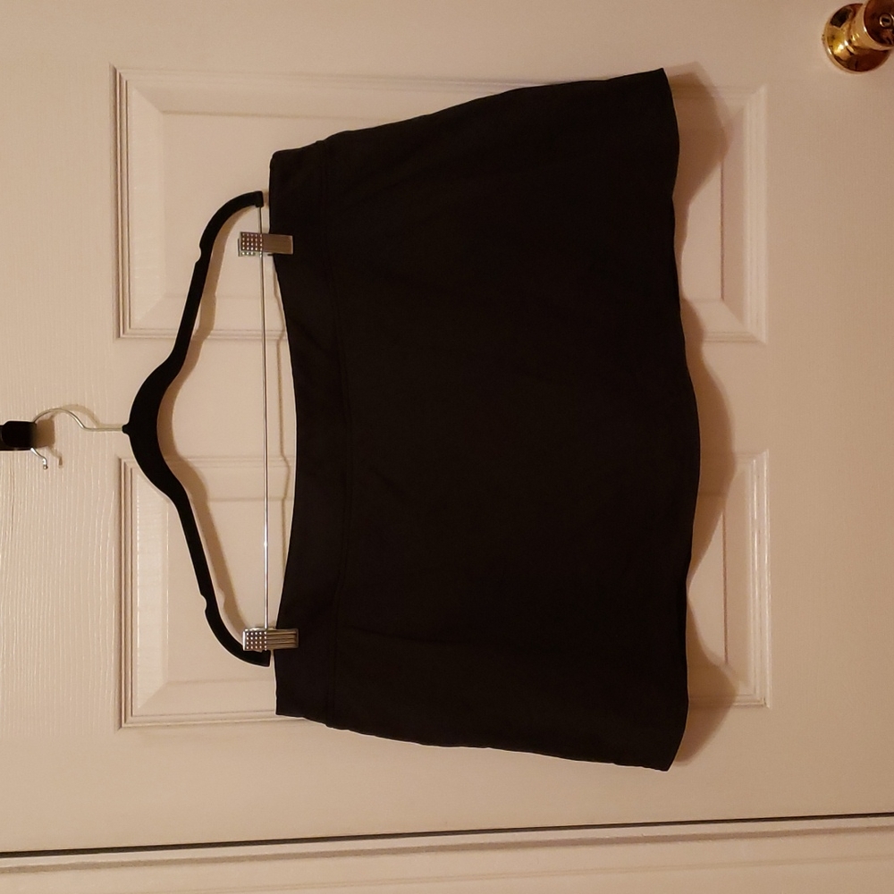 Lands' End swim skirt, black, 22W, UPF 50